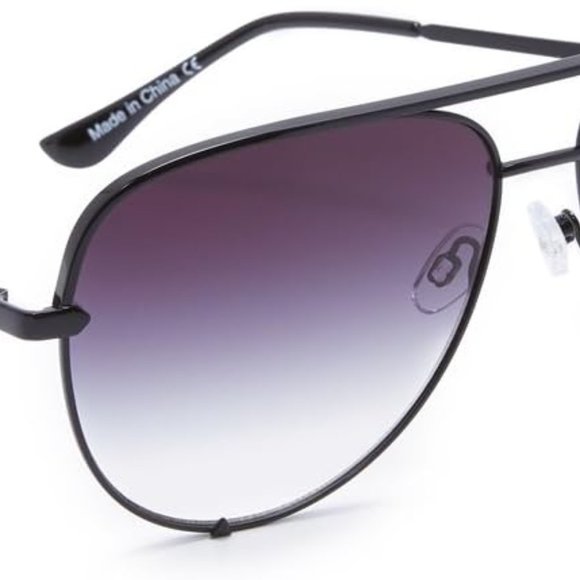 Quay Australia HIGH KEY Men's and Women's Sunglasses Classic Oversized Aviator - Picture 1 of 4